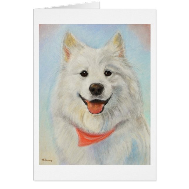 Het Schilderen van Samoyed (Voorkant)
