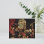 Het Schilderen van Velazquez van Deigo Briefkaart (Staand voorkant)