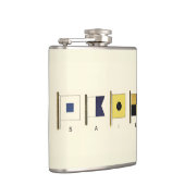 Het schilderen van Vier Vlaggen met Sail die onder Heupfles (Rechts)