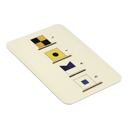 Het schilderen van Vier Vlaggen met Sail die onder Magneet (Rechterzijde)