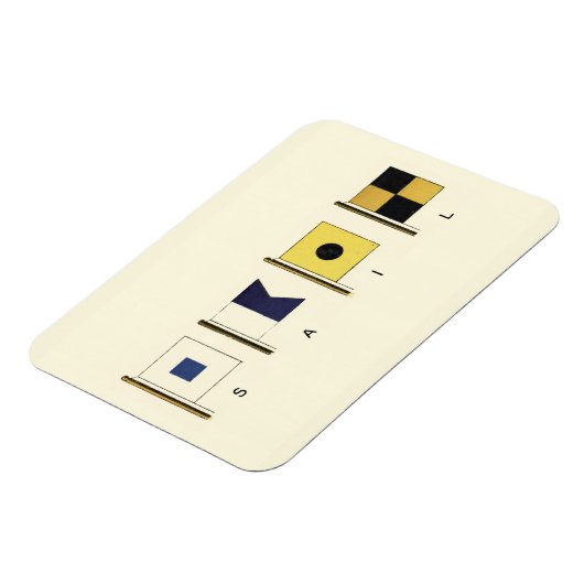 Het schilderen van Vier Vlaggen met Sail die onder Magneet (Linkerzijde)