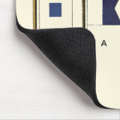 Het schilderen van Vier Vlaggen met Sail die onder Muismat (Hoek)