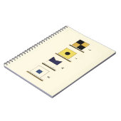 Het schilderen van Vier Vlaggen met Sail die onder Notitieboek (Linkerzijde)