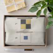 Het schilderen van Vier Vlaggen met Sail die onder Tissuepapier (Geschenk)