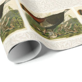 Het schilderen van vochtige vogels in Turkije Cadeaupapier (Rol Hoek)