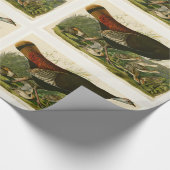 Het schilderen van vochtige vogels in Turkije Cadeaupapier (Hoek)