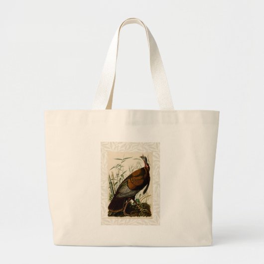 Het schilderen van vochtige vogels in Turkije Grote Tote Bag (Voorkant)