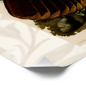 Het schilderen van vochtige vogels in Turkije Poster (Hoek)