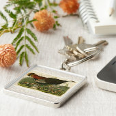 Het schilderen van vochtige vogels in Turkije Sleutelhanger (Zijkant)