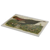 Het schilderen van vochtige vogels in Turkije Snijplank (Hoek)