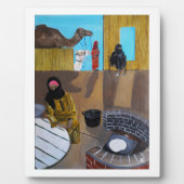Het schilderij Bedoeïenvrouwen van Alfred Fox Fotoplaat (Voorkant)