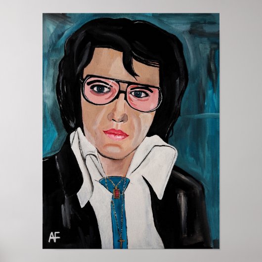 Het schilderij De Koning van Alfred Fox Poster (Voorkant)