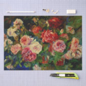 Het schilderij Rozen van Pierre Renoir, Tissuepapier (Craft)
