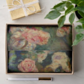 Het schilderij Rozen van Pierre Renoir, Tissuepapier (Geschenk)