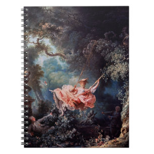 Het schilderij Swing van Jean-Honoré Fragonard Notitieboek