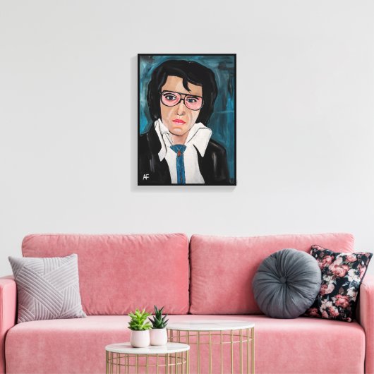 Het schilderij van Alfred Fox Canvas Afdruk (Insitu (Woonkamer))