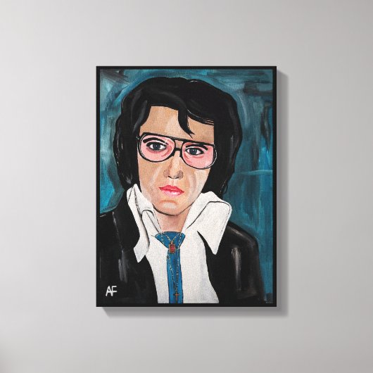 Het schilderij van Alfred Fox Canvas Afdruk (Voorkant)