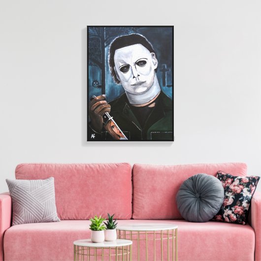 Het schilderij van Alfred Fox Canvas Afdruk (Insitu (Woonkamer))