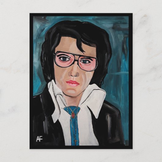 Het schilderij van Alfred Fox Collectable Briefkaart (Voorkant)