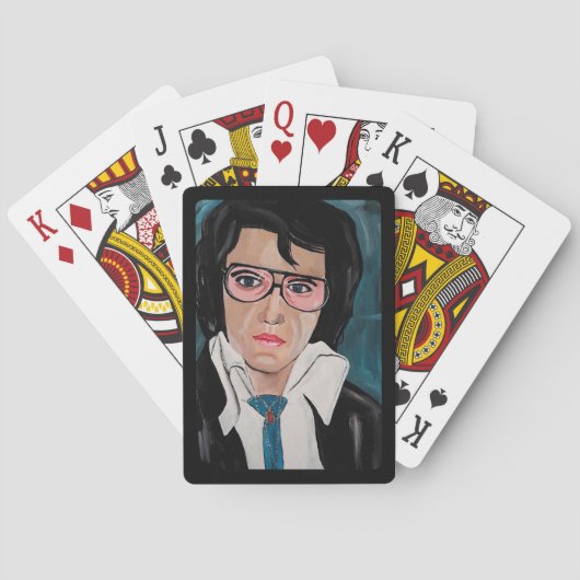 Het schilderij van Alfred Fox Pokerkaarten (Achterkant)