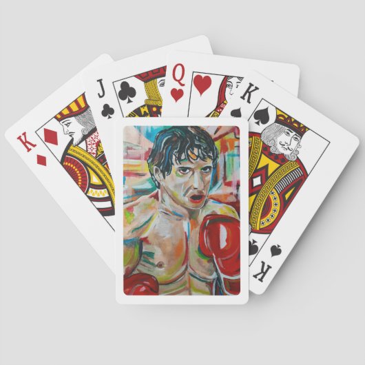 Het schilderij van Alfred Fox Pokerkaarten (Achterkant)