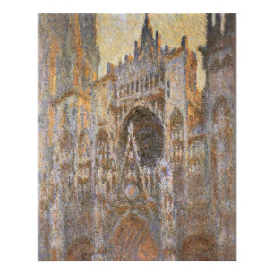 Het schilderij van Claude Monet, Kathedraal van Ro Perfect Poster