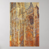 Het schilderij van Claude Monet, Kathedraal van Ro Poster (Voorkant)
