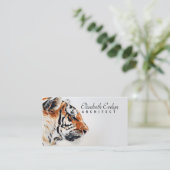 het schilderij van de dierlijke natuur h7677 visitekaartje (Staand voorkant)