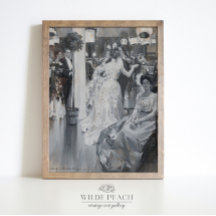 Het schilderij van de mode Gala over vrouwen Post