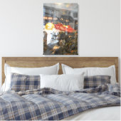 Het schilderij van Fisherman Canvas Afdruk (Insitu (Slaapkamer))