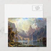 Het schilderij van het meer van Tahoe Nevada-kunst Briefkaart (Voorkant / Achterkant)