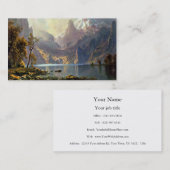 Het schilderij van het meer van Tahoe Nevada-kunst Visitekaartje (Voorkant / Achterkant)