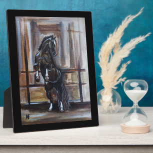 Het schilderij van het wilde paard door Alfred Fox Fotoplaat