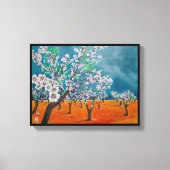 Het schilderij van Huerto de Almendros van Alfred  Canvas Afdruk (Voorkant)