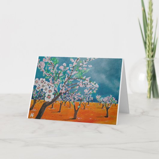 Het schilderij van Huerto de Almendros van Alfred  Kaart (Voorkant)