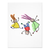 Het schilderij van je kind zelf foto afdruk (Voorkant)