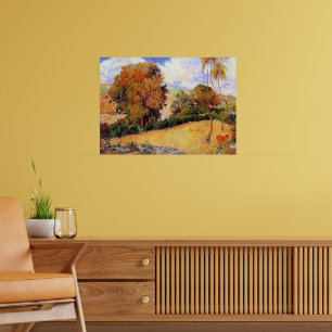 Het schilderij van Paul Gauguin, Weiland in Martin Poster