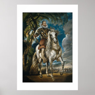 Het schilderij van Rubens: De hertog van Lerma Poster