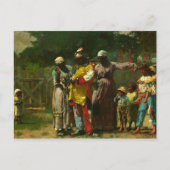 Het schilderij van Winslow Homer Briefkaart (Voorkant)