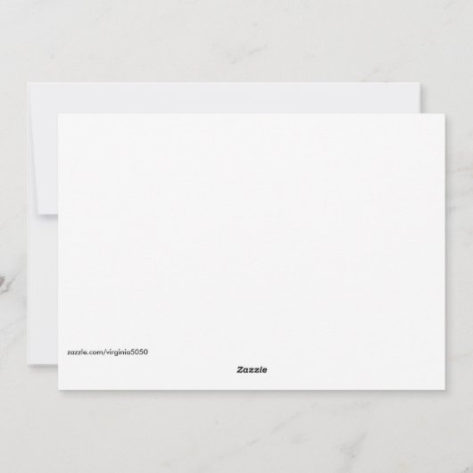 Het schilderij van Winslow Homer, Leaping Trout, Feestdagenkaart (Achterkant)