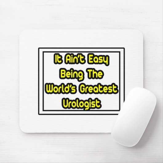 Het schildert gemakkelijk... 's Werelds grootste u Muismat (Met muis)