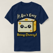 Het schildert gemakkelijk zijn cheesy Schattigee k T-shirt (Design voorkant)