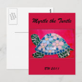 Het schildpad Briefkaart (Voorkant / Achterkant)