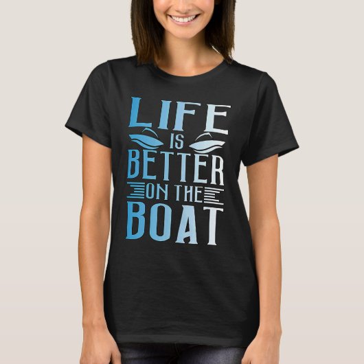 Het schip aan boord t-shirt (Voorkant)