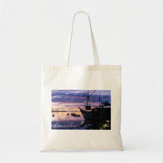 Het schip bij Lagoon Tote Bag (Voorkant)