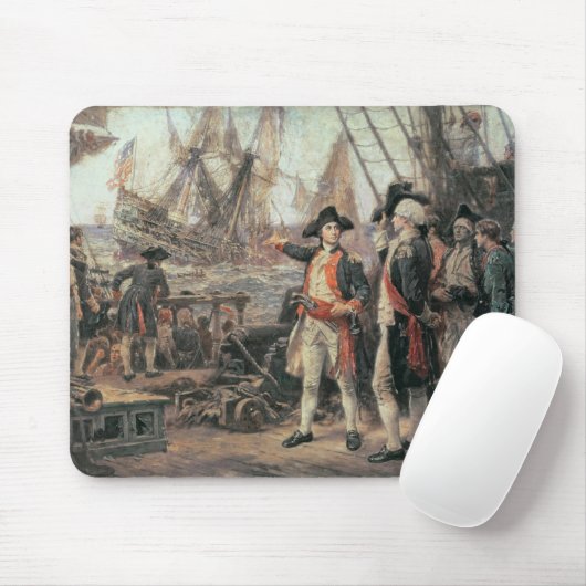 Het schip dat de overwinning zonk, 1779 muismat (Met muis)