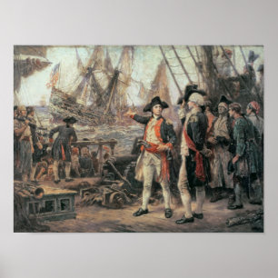 Het schip dat de overwinning zonk, 1779 poster
