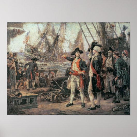 Het schip dat de overwinning zonk, 1779 poster (Voorkant)