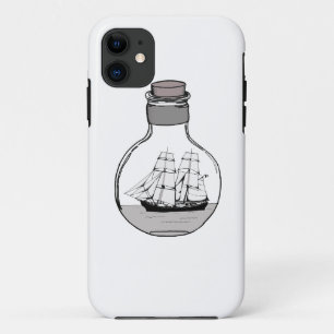 Het schip in de glazen bol iPhone 11 hoesje