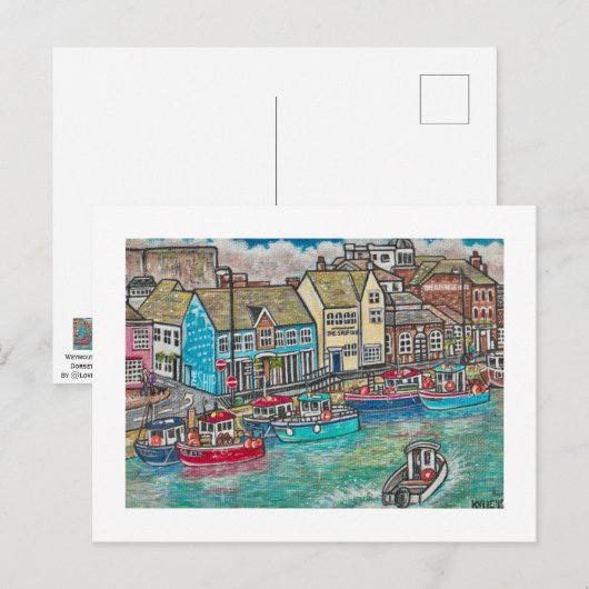 Het schip Inn, Weymouth Briefkaart (Voorkant / Achterkant)
